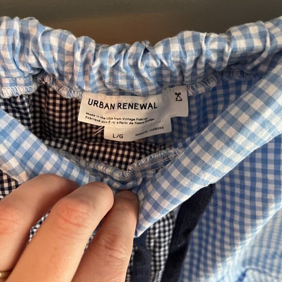 Women’s Boxer Shorts Urban Outfitters Renewal Made in USA from Vintage Size L - Picture 6 of 6